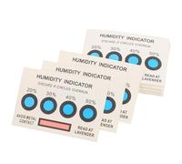 Gadpiparty 20pcs Humidity Indicator Cards Four Distinct Points Absorbent Paper Color Changing Indicator Strips Easy to Use Real-time Monitoring for PCB and Electronic Components in Warehouses
