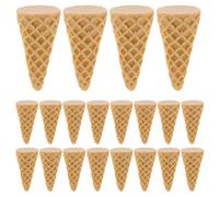 Gadpiparty 20pcs Ice Cream Cone Charms Ice Cone Decor for Diy Jewelry Making Elegant Hair Accessories