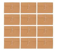Gadpiparty 20pcs Kraft Paper Envelopes for Invitations with Retro Style, Brown File Envelopes that Prevent Loss and are Not Easy to Deform, for Birthdays Invitations and Congratulations