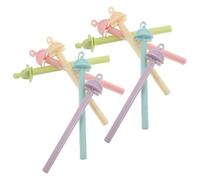 Gadpiparty 20pcs Macaron Plastic Bird Perches for Cage Design Anti-slip Stand for Parrots Cockatiels Budgies Chew-resistant Perch Poles for Grip and Easy Cleaning