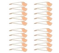 Gadpiparty 20PCS Natural Crystal Salt Lick Blocks for Small Pets with Rope, Mineral for Hamsters, Rabbits, Goats and Deer, Hanging Cage Salt Blocks for Micro Element Supply