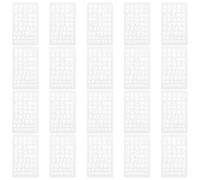 Gadpiparty 20PCS Number and Letter Stencil Templates Set - Reusable Hollow Plastic Painting Stencils for DIY Art Projects, Journals, Signage, and Crafting on Wood, Fabric, Chalkboard
