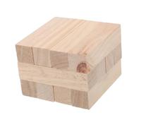 Gadpiparty 20pcs Pine Wood Blocks Unfinished Craft Boards for DIY Woodworking Artistic Projects Natural Durable Wooden Pieces for Beginners and Whittling