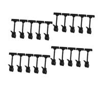 Gadpiparty 20pcs Plastic Sign Clips for Display Rotatable T-Shape Price Tag Holders for Supermarket Merchandise Stable Label Clamps for Retail Counters and Fruit Displays