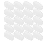 Gadpiparty 20pcs Silicone Glasses Nose Pads Replacement Kit with Anti Slip and Easy Installation Features, Comfortable Eyeglass Cushion for Daily Movements and Outdoor Activities