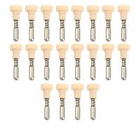 Gadpiparty 20pcs Spring Loaded Door Latch Kit Wear-resistant Wood Hardware with Height for Gates Sheds Pet Cages Home and Industrial Use