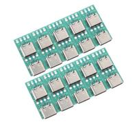 Gadpiparty 20pcs Super Fast Charger Usb c Adapter Type c to Usb Connector Zinc Alloy Diy Board
