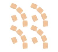Gadpiparty 20pcs Tapered Cork Plugs for Flute Repair 18mm Soft Wood Cork Stoppers with Rounded Edges for Bamboo Flute and Dizi Prevent Air Leakage for Studio Recordings and Daily Practice