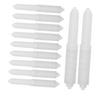 Gadpiparty 20pcs Toilet Paper Holder Roller Replacement Toilet Paper Holder Replacement Roller Spring Loaded Rod White