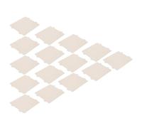Gadpiparty 20Pcs Universal Microwave Oven Mica Plate Sheets 108X99Mm High Temperature Resistant Cuttable Replacement Covers for Microwave Repair Parts