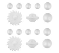Gadpiparty 20pcs White Foam Balls for DIY Craft, Safe to Use Spherical Paintable Balls, for Doodling and Creative Decorations, Cultivate Manual Skills