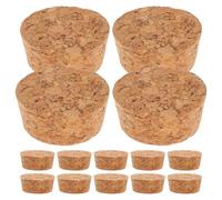 Gadpiparty 20pcs Wooden Tapered Cork Plugs for Wine Beer Bottles Soft Wood Replacement Stoppers Easy Seal DIY Craft Project Bottle Stoppers for Wine Making and Storage