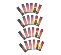 Gadpiparty 24 Sheets Pressure Adhesive Sensory Stickers for Calming Strips with Textured Surface for Reduction and Autism Sensory Therapy