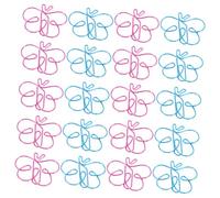 Gadpiparty 24pcs Butterfly Paper Clips Cute Animal Shaped Bookmarks for Notebooks Journals and File Organizers Fun Decorative Metal Clips for School and Office Supplies