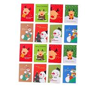 Gadpiparty 24Pcs Christmas Notepads Assorted Color Portable Pocket Writing Pads Cute Cartoon Patterns for Holiday Memos Plans and Daily Notes for Family Friends and Classmates