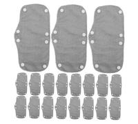 Gadpiparty 24pcs Detachable Gray Hard Hat Sweatbands for Construction Quick-dry Safety Helmet Sweat Liners Washable Nonslip Sweat Absorbers for Industrial Helmets Comfortable and Reusable