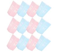 Gadpiparty 24pcs Gender Reveal Popcorn Boxes Blue and Pink Popcorn Containers for Shower and Birthday Party Favors Printed Gender Reveal Theme Treat Holders for Snacks and Candy