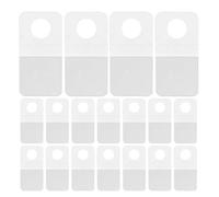 Gadpiparty 250pcs Self-Adhesive Hanging Tabs Airplane Hole Design PVC Sticky Hooks for Easy Installation in Office and Bathroom Display