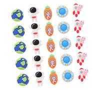 Gadpiparty 25pcs Cartoon Hair Accessories Hairpin Kawaii Nail Charms Craft Accessories for Diy Charms for Hair Clip