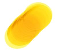 Gadpiparty 25pcs Peel and Stick Warm Yellow Spotlight Filter Stickers for Downlights and Spotlights, Pet Color Correction Gel Light Film for Multiple Lighting Settings and DIY