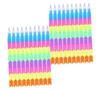 Gadpiparty 25Pcs Stackable Non Sharpening Pencils for Smooth Writing Creative Drawing Stationery for Students Day Gift