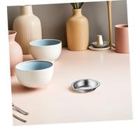 Gadpiparty 25pcs Stainless Steel Paint Palette Tray with Easy Pour Mouth Portable Mixing Cups for Watercolor Oil Painting Miniature Models Durable Corrosion Resistant Art Dish
