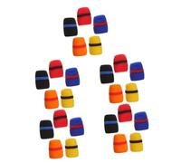 Gadpiparty 25pcs Thicken Mic Covers Ktv Handheld Microphone Sleeves Sponge Cover for Microphone Mic Windproof Live Streaming Protector Dust Sponge
