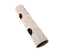Gadpiparty 2holes Cat House Tunnel Soft Straight Play Bed for Indoor Cats Activity Exploration Hideaway and Sleep