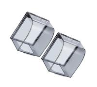 Gadpiparty 2pcs 86-Type Weatherproof Wall Switch Covers, Black Raised Dustproof Waterproof Protection for Outdoor Electrical Outlet