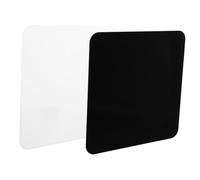 Gadpiparty 2pcs Acrylic Reflective Photography Boards with Smooth Scratch-resistant Surface for Studio Shooting and Close-up Display White Black for Accurate Color Temperature and Effect