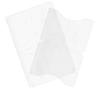 Gadpiparty 2pcs Acrylic Wallet Template Set for DIY Leather Craft with Precise Measurements and Sturdy Classic Design Stencils for Handmade Purse and Card Holder Projects