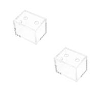 Gadpiparty 2pcs Acrylic Water Cooling Tank Transparent for Water Cooling -resistant Leak Design Easy Installation for