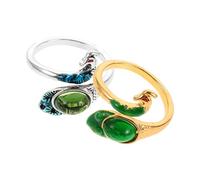 Gadpiparty 2Pcs Adjustable Shape Knitting Rings Premium Quality Knitting Tools for Projects Elegant Finger Rings for Daily Wear for Craft Lovers