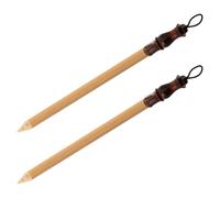 Gadpiparty 2pcs Bamboo Calligraphy Dip Pens Left and Right Slant Nibs, Handcrafted Vintage Art Pen Set for Writing, Drawing, and Ink Lettering in Office and School Use