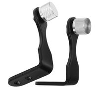 Gadpiparty 2pcs Binocular Telescope Tripod Adapter Metal Binocular Mount for Photography Fits and Telescopes Black and Silver for Outdoor Observation and Astrophotography