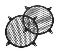 Gadpiparty 2pcs Black Vented Speaker Cover 10 Inch Universal Subwoofer Grill Protector with Pp Plastic Material and Effortless Installation for Car Audio Speaker Systems and Home Stereo