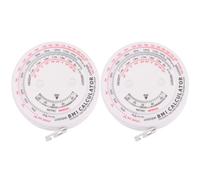Gadpiparty 2pcs Bmi Tape Measure Scale Waist Measuring Tape Calorie Tape Measure Women Device Cute Ruler for Body Measurement Pp