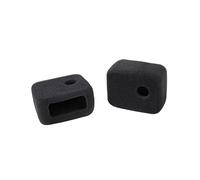 Gadpiparty 2pcs Camera Windshield Windproof Housing for Action Camera Session Black Foam Case Cover Noise Reduction for Outdoor Action Sports