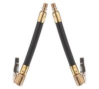 Gadpiparty 2pcs Car Tire Inflator Extension Hose with Copper Material, Flexible Reach and Efficient Inflation, Quick Connect Air Pump Tube on The Road and Quick Tire Emergencies