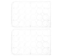 Gadpiparty 2pcs Cell Culture Plate Ps Plastic Petri Dish Easy Observation for Large-scale Cell Screening and Biomedical Research and Development