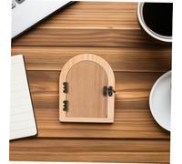 Gadpiparty 2pcs Childproof Outlet Cover Wooden Fairy Door Design Proofing Electrical Socket Protector for Safety and Decorative Wall Plug Covers