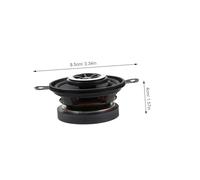 Gadpiparty 2pcs Coaxial Car Audio Speakers Upgrade Car Stereo System Loudspeakers with Hifi Dome Tweeter Electric Horn Compatible for Vehicle Door Panel Music