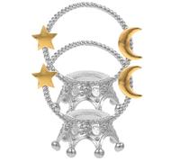 Gadpiparty 2pcs Crown Design Crystal Ball Display Base Sphere Holder Stand for Home Office Decor Stable and Practical Pedestal for Crystal Orbs Stones