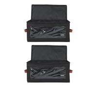 Gadpiparty 2pcs D Printer Filament Storage Box with Oxford Cloth Material and Moisture Control Technology, Holds to 12 Rolls, Dust Proof Filament Container with Secure Sealing Mechanism