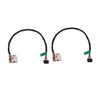 Gadpiparty 2pcs Dc Power Jack Connector for Pavilion Laptop Compatible Power Adapter Connector for Home Office Use