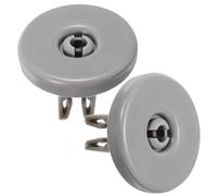 Gadpiparty 2pcs Dishwasher Roller Accessories Lower Dishrack Roller Replacement Compatible Plastic Wheels for Smooth Rack Movement Easy Installation Dishwasher Replacement Wheels