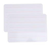 Gadpiparty 2pcs Double Sided Whiteboards for Dry Erase Lapboards with Lined and Blank Surfaces Educational Writing Boards for Students Classroom and Home Practice