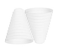 Gadpiparty 2pcs Ducting Connector Ducted Range Hood Rear Vent Range Hood Damper Filter Duct Increaser Duct Reducer for