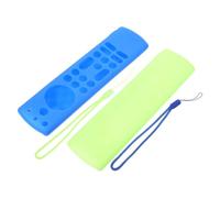 Gadpiparty 2pcs Ergonomic Tv Stick Remote Cover Silicone Protective Shell Fit Easy to Find