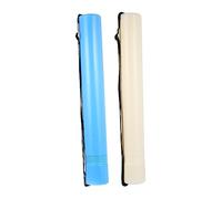 Gadpiparty 2pcs Extendable Plastic Artworks and Blueprints Storage Tubes Strap, White and Blue, Telescopic Drawing Document Carrying Case for Artists and Architects